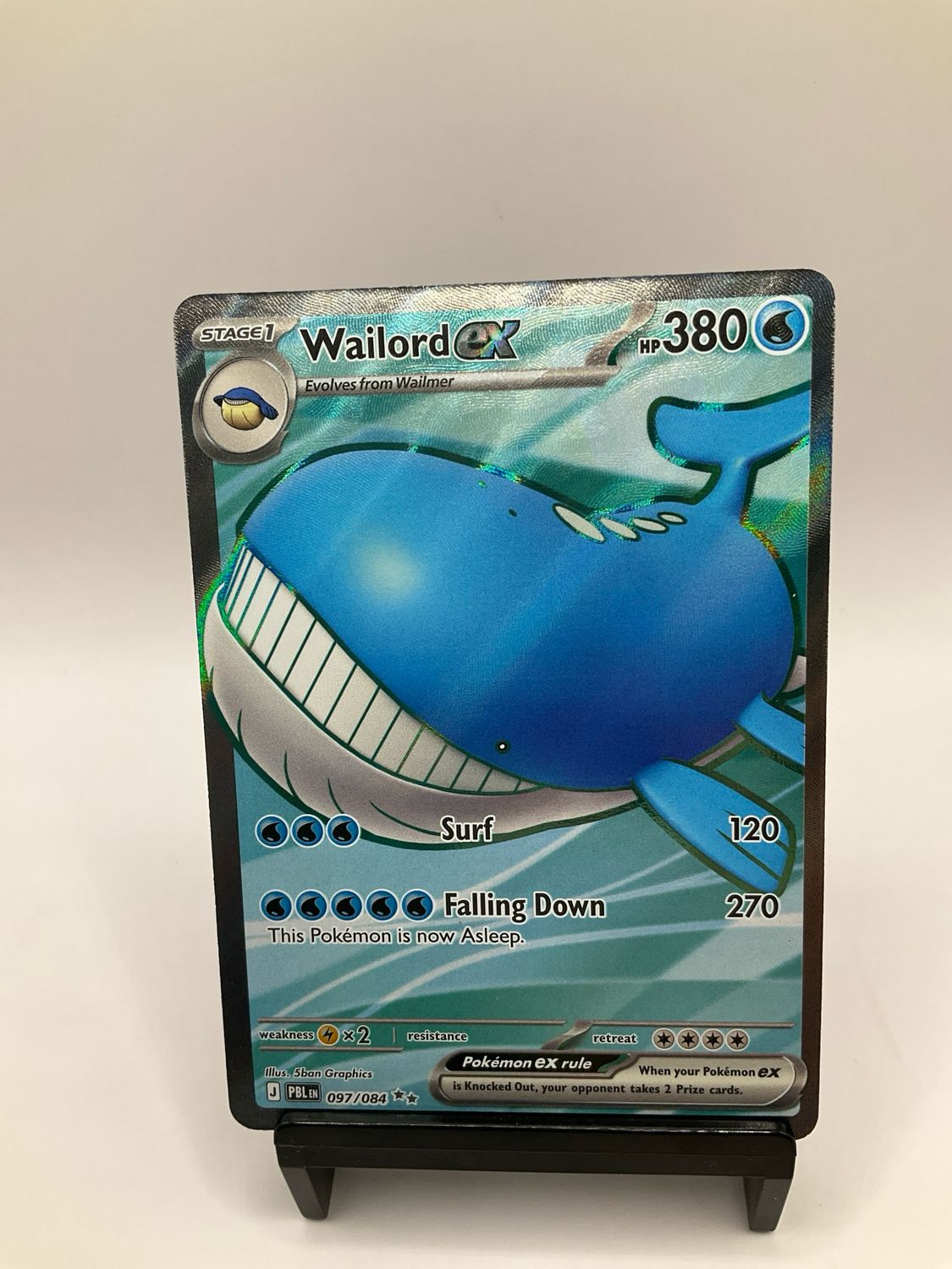 2026 POKEMON WAILORD EX 097/084