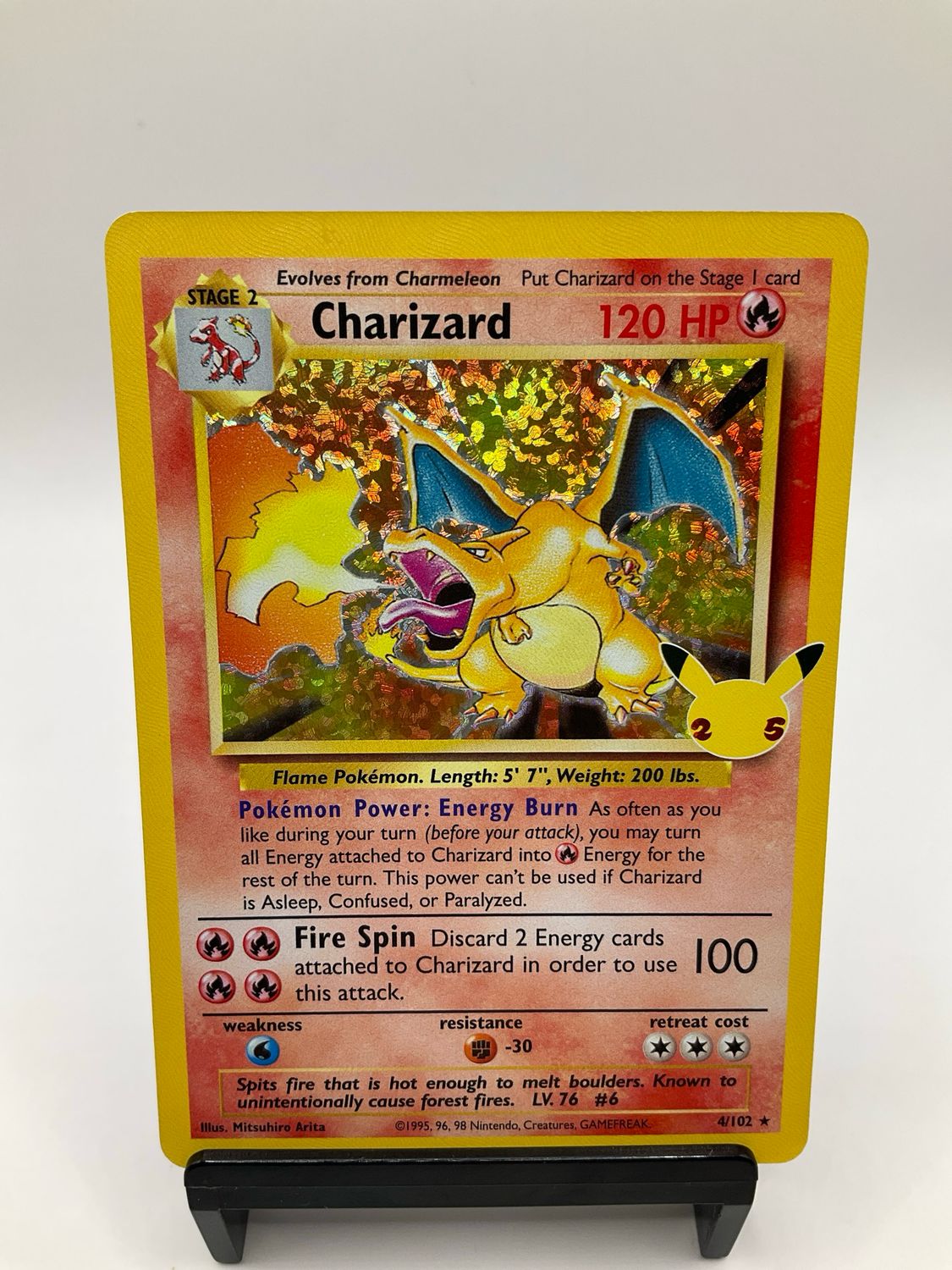 1995 POKEMON CHARIZARD 4/102 (A)