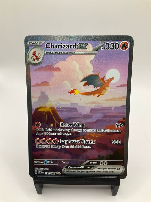 2023 POKEMON CHARIZARD EX 199/165 (B)