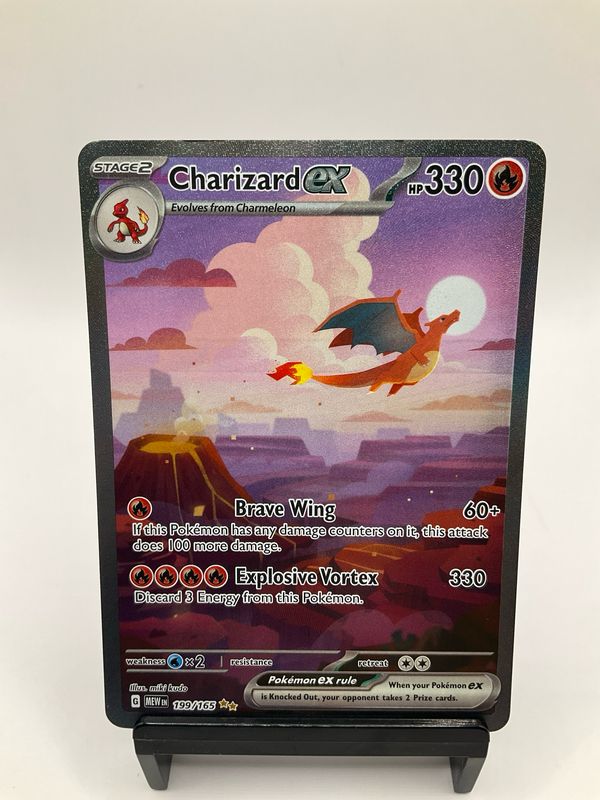 2023 POKEMON CHARIZARD EX 199/165 (A)