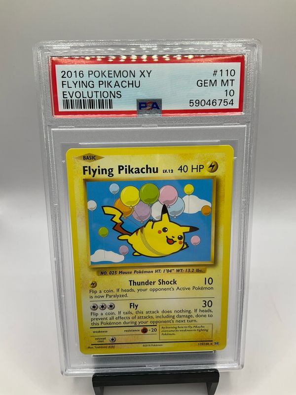 2016 POKEMON FLYING PIKACHU 110/108 PSA 10
