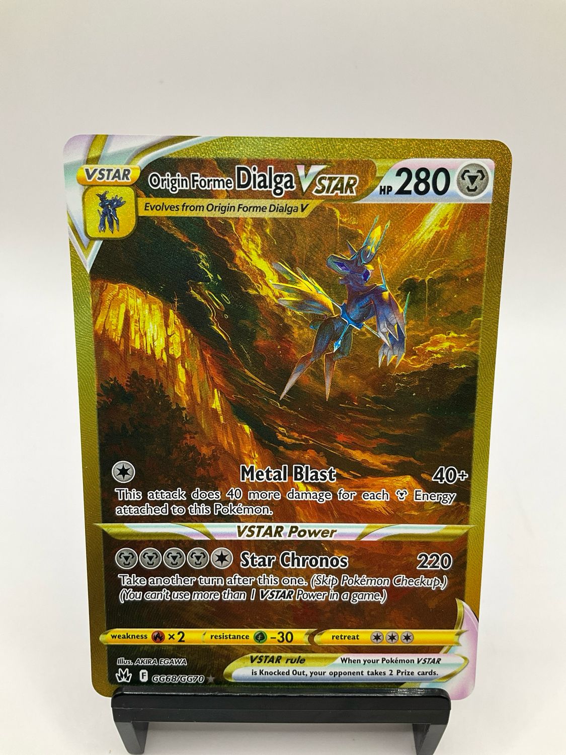 2023 POKEMON ORIGIN FORME DIALGA VSTAR GG68/GG70 (B)