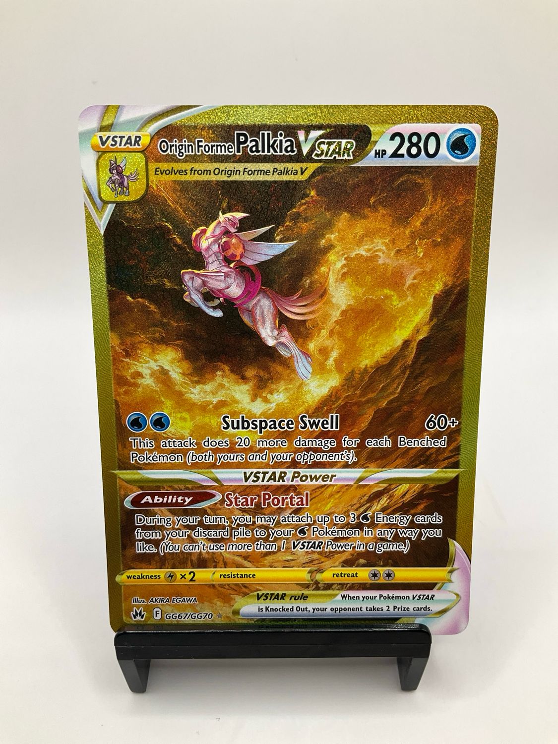 2023 POKEMON ORIGIN FORME PALKIA VSTAR GG67/GG70