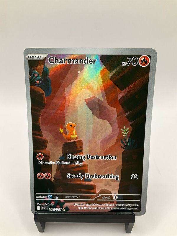 2023 POKEMON CHARMANDER 168/165 (A)