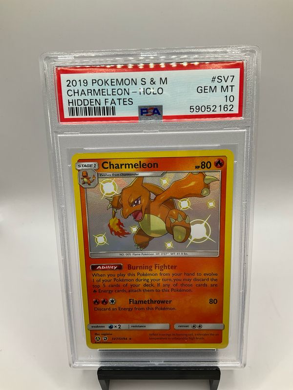 2019 POKEMON CHARMELEO HOLO SV7/SV94 PSA 10