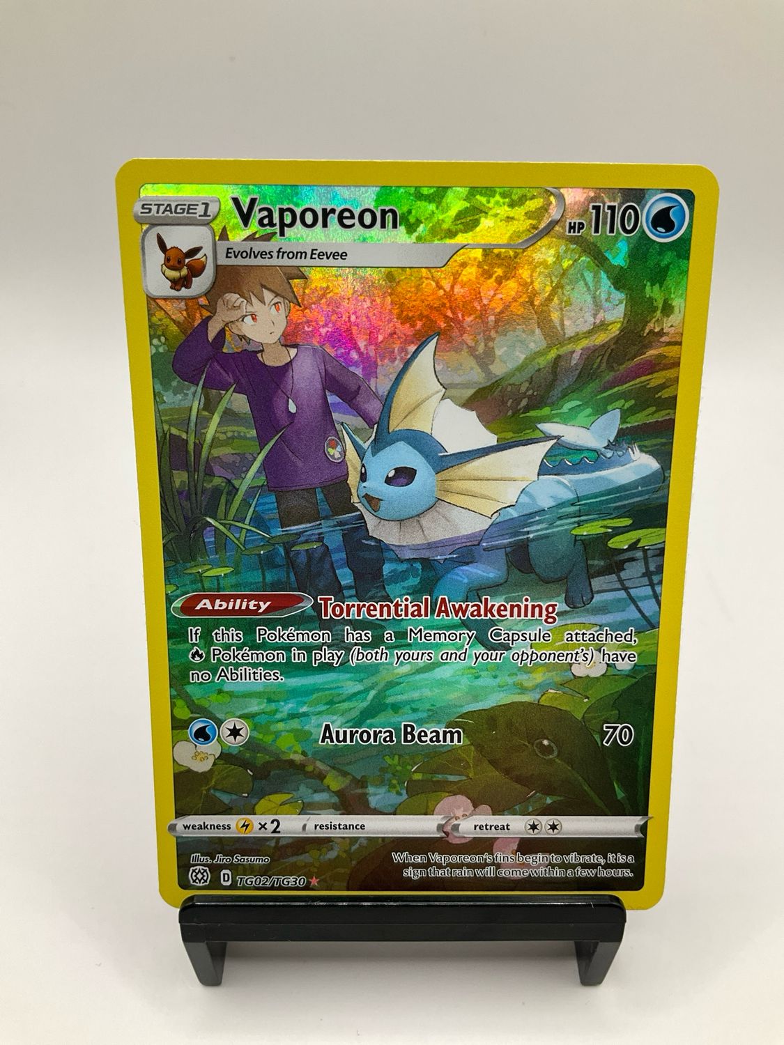 2022 POKEMON VAPOREON TG02/TG30 (A)