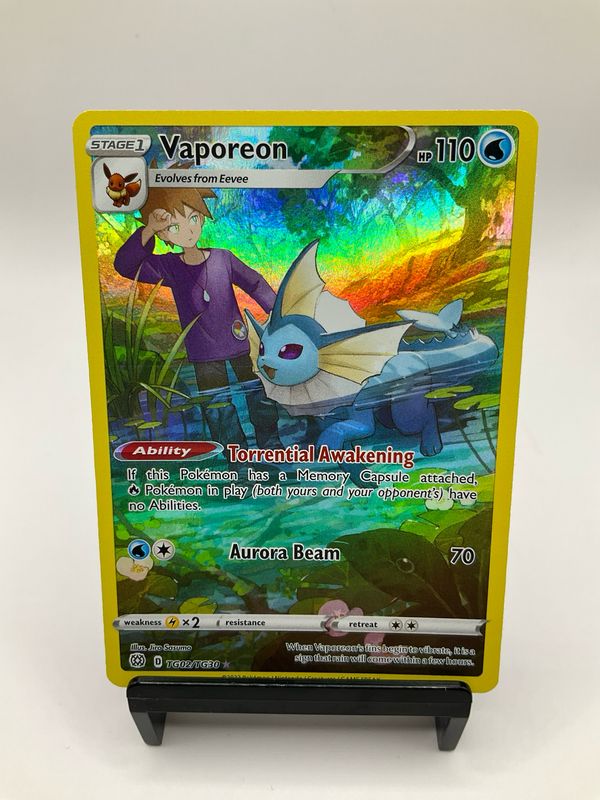 2022 POKEMON VAPOREON TG02/TG30 (B)