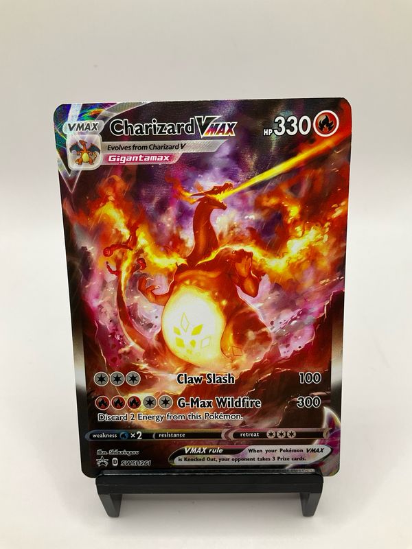 2022 POKEMON CHARIZARD VMAX SWSH261 BLACK STAR PROMO (A)
