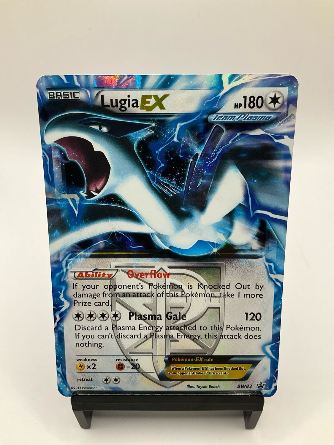 2013 POKEMON LUGIA EX BW83 BLACK STAR PROMO
