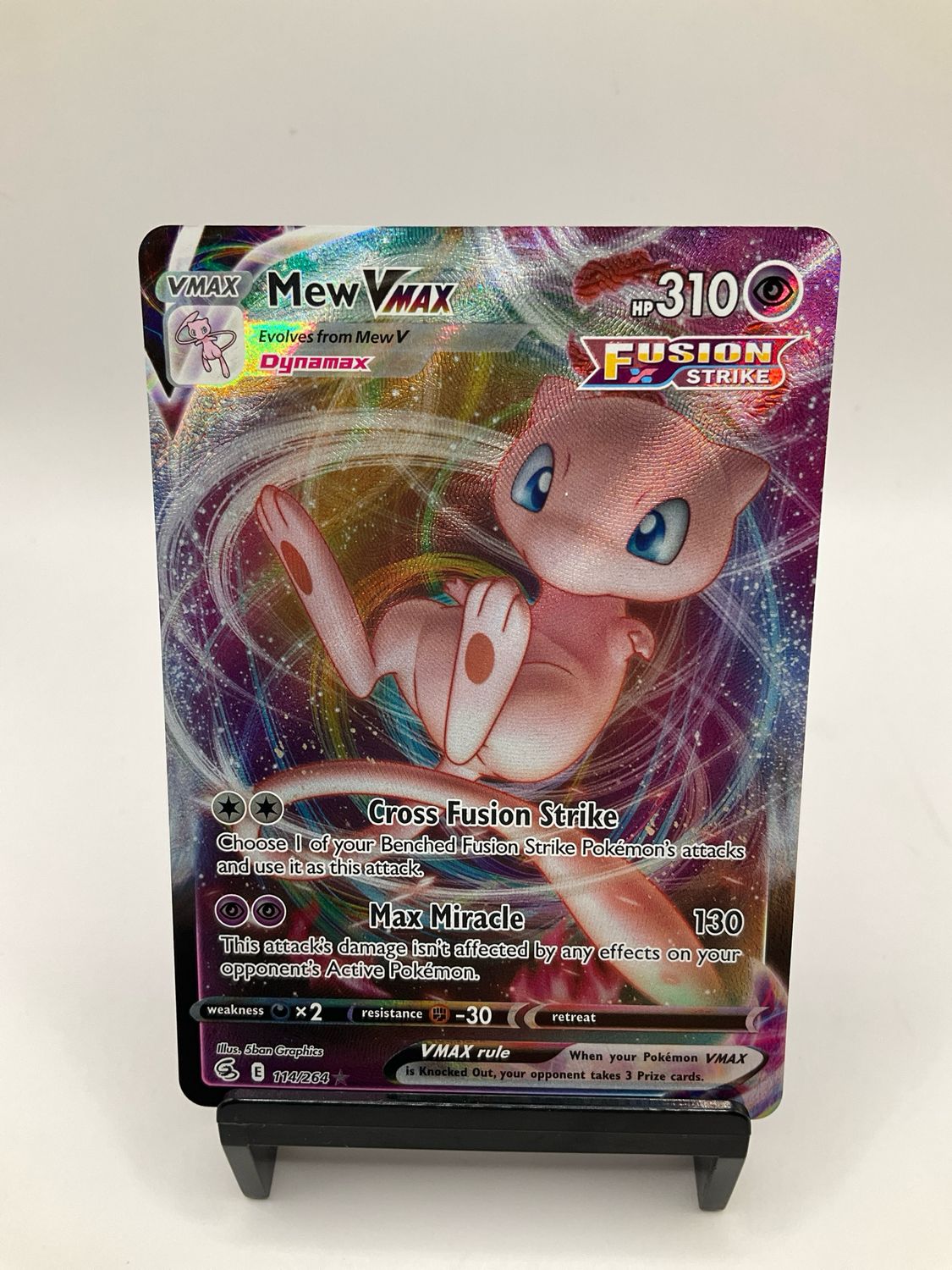 2021 POKEMON MEW VMAX 114/264