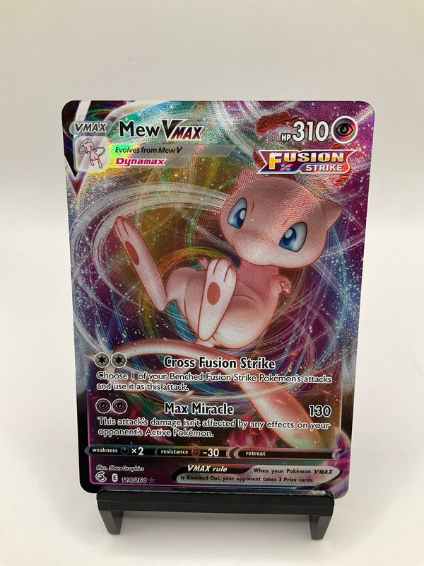 2021 POKEMON MEW VMAX 114/264