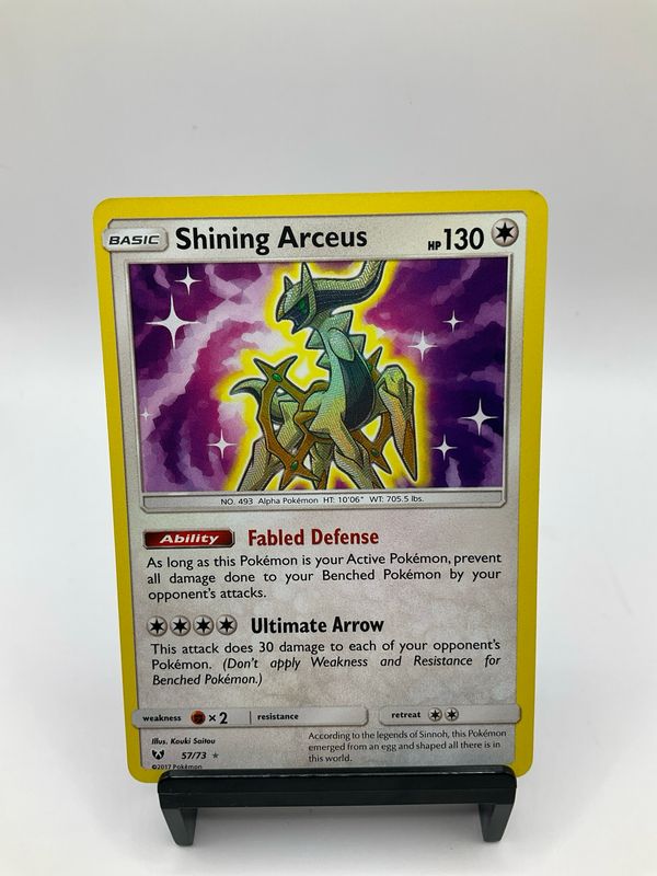 2017 POKEMON SHINING ARCEUS 57/73