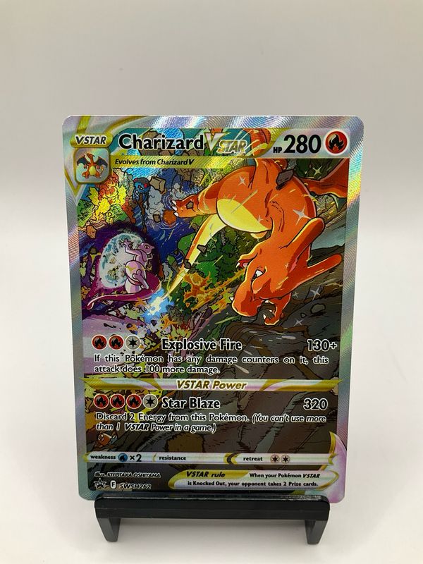 2022 POKEMON CHARIZARD VSTAR SWSH262 BLACK STAR PROMO