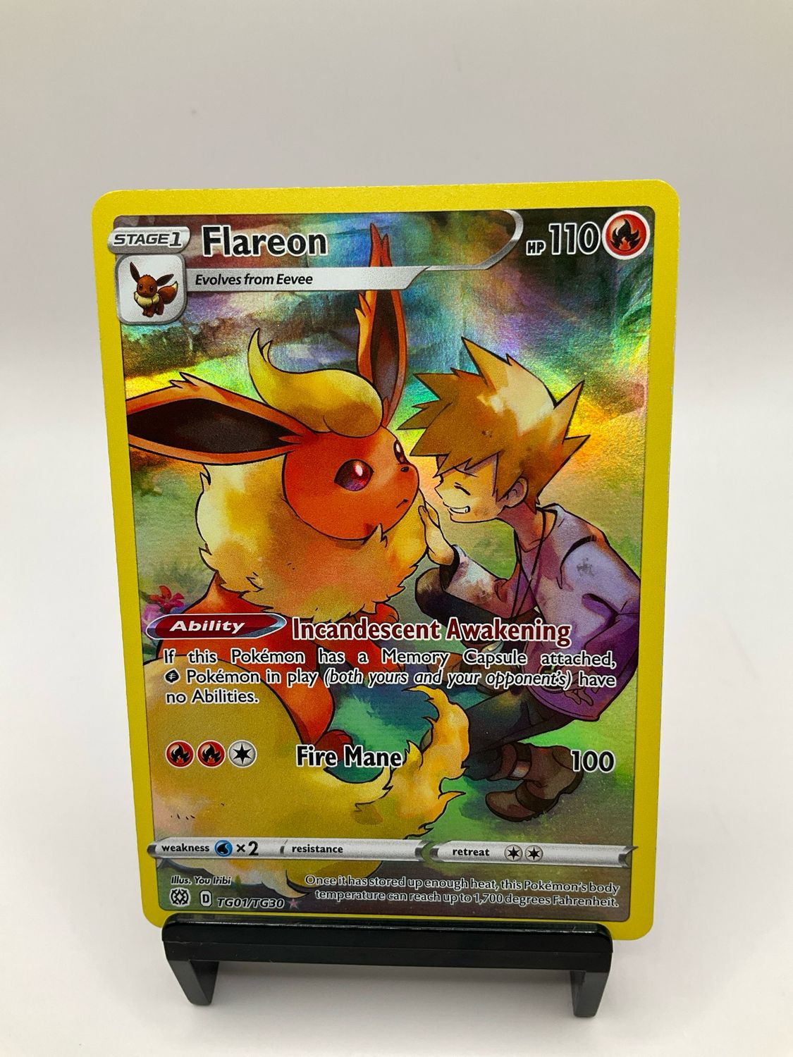 2022 POKEMON FLAREON TG01/TG30