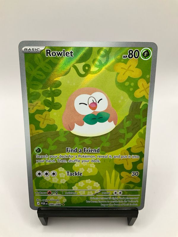 2026 POKEMON ROWLET ART RARE 90/88