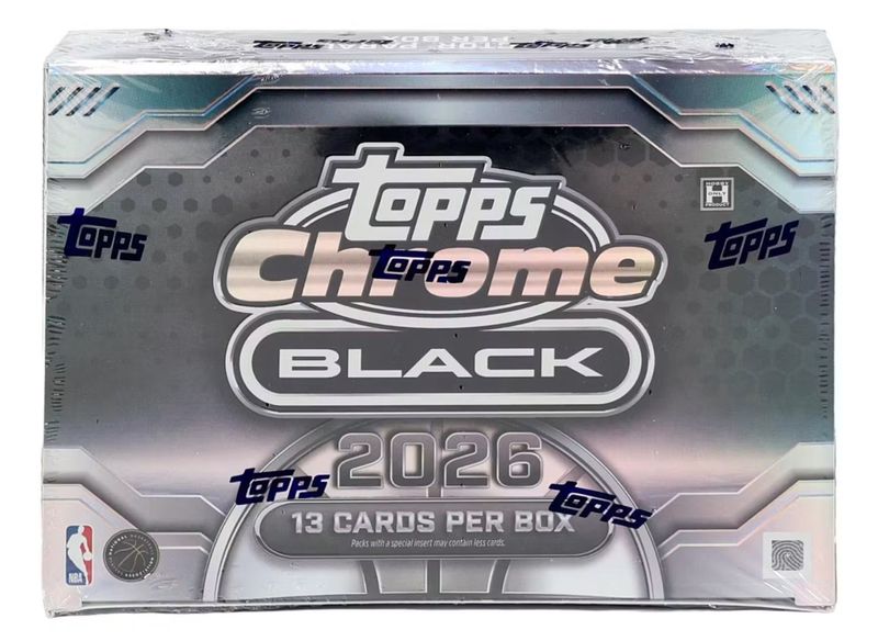 2025/26 TOPPS CHROME BLACK BASKETBALL HOBBY