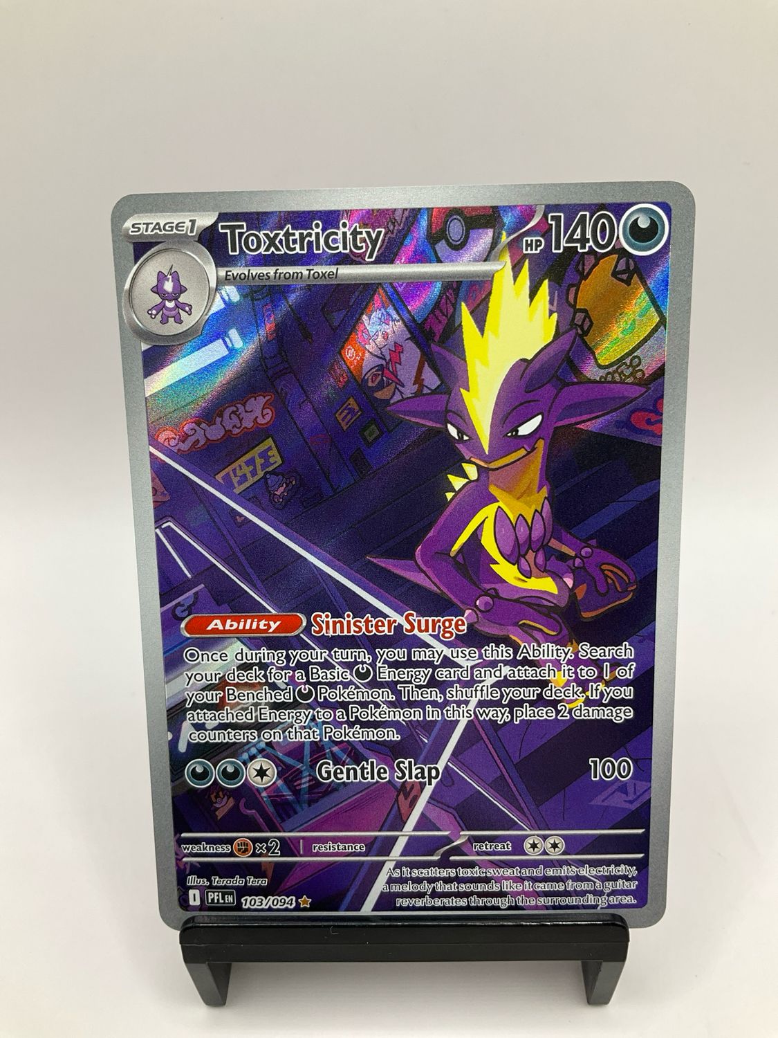 2025 POKEMON TOXTRICITY 103/094