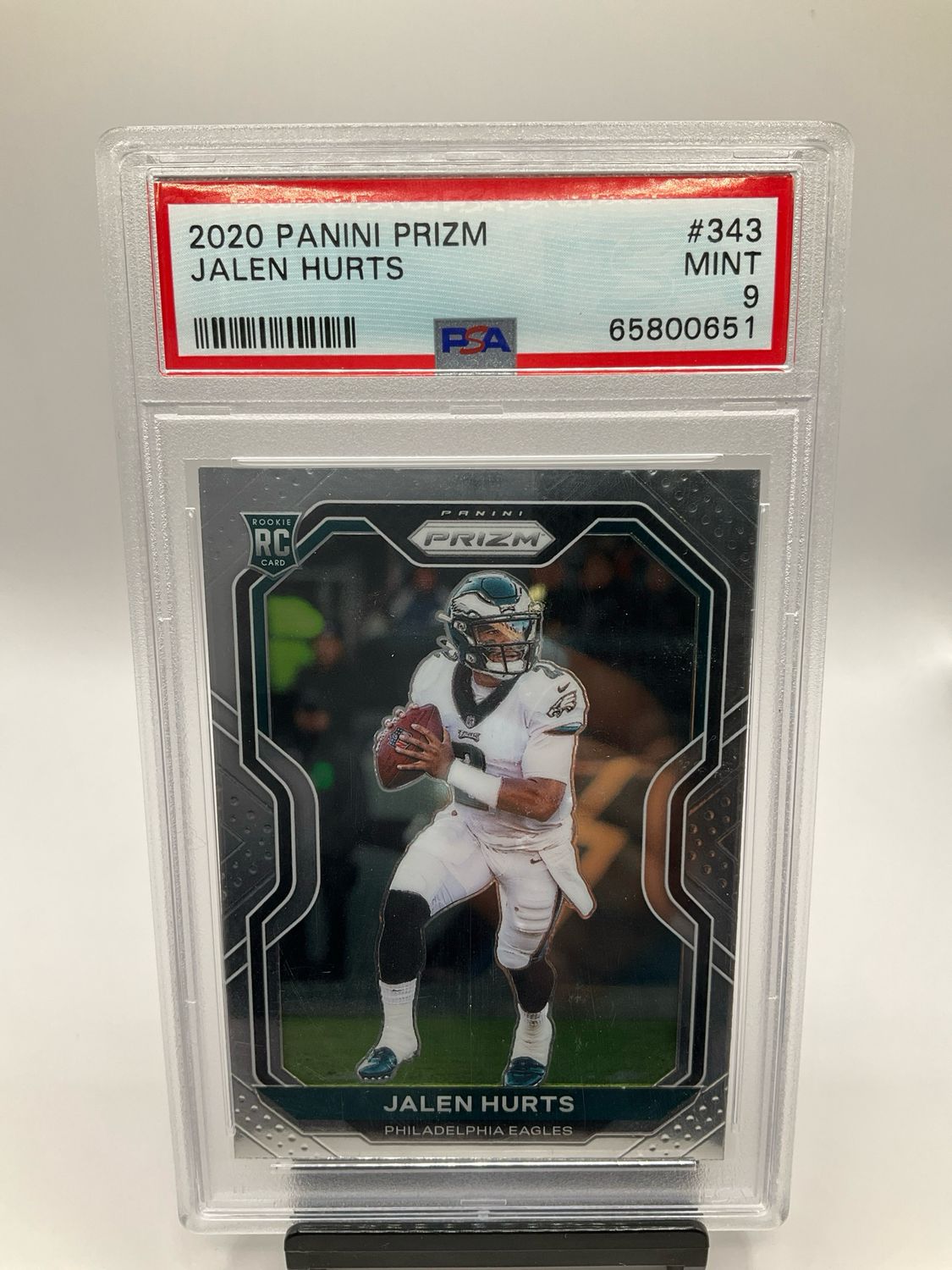 2020 PANINI PRIZM JALEN HURTS PSA 9