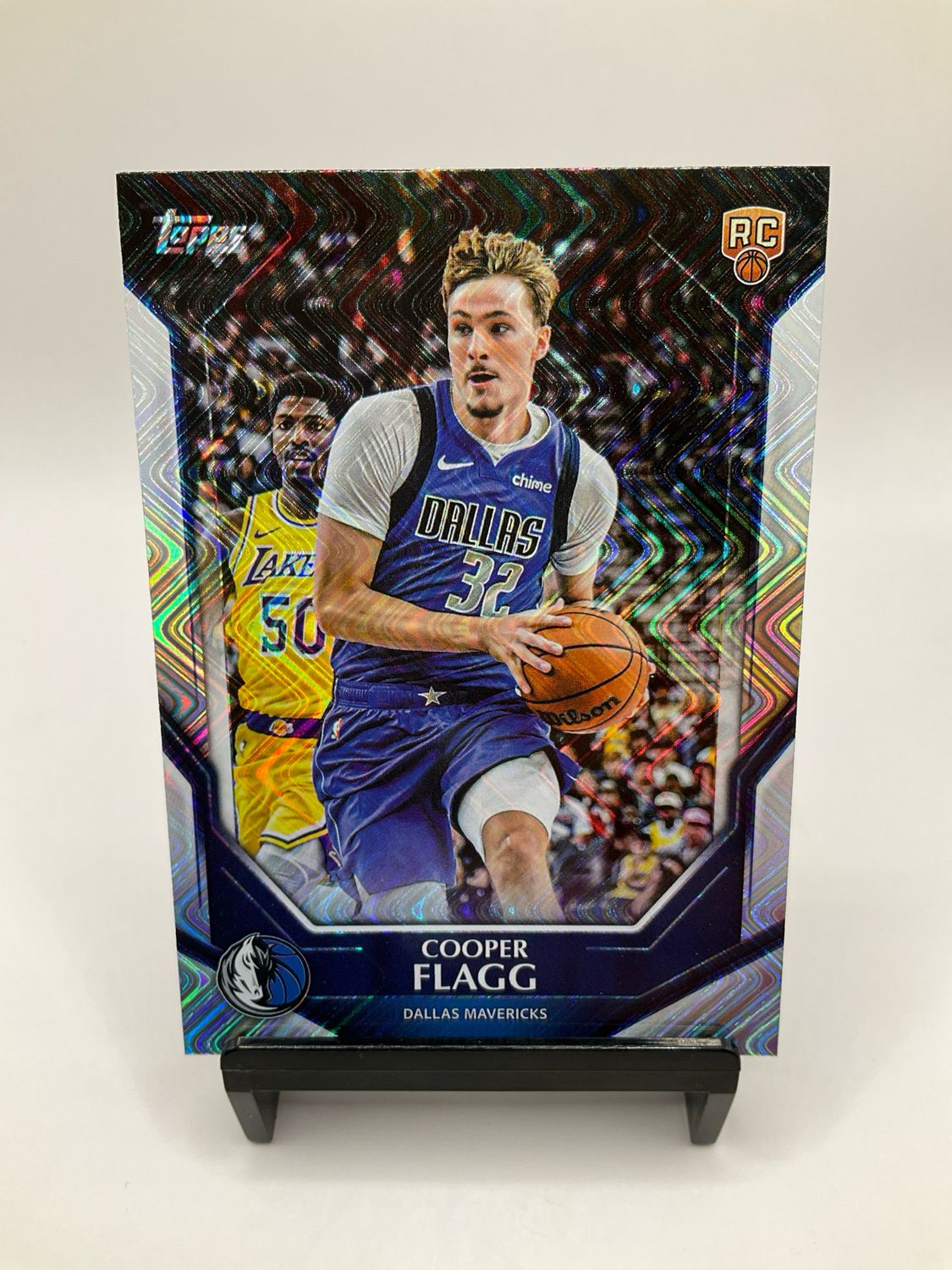 2026 Topps Cooper Flagg Rainbow Wave Parallel #NBA-6