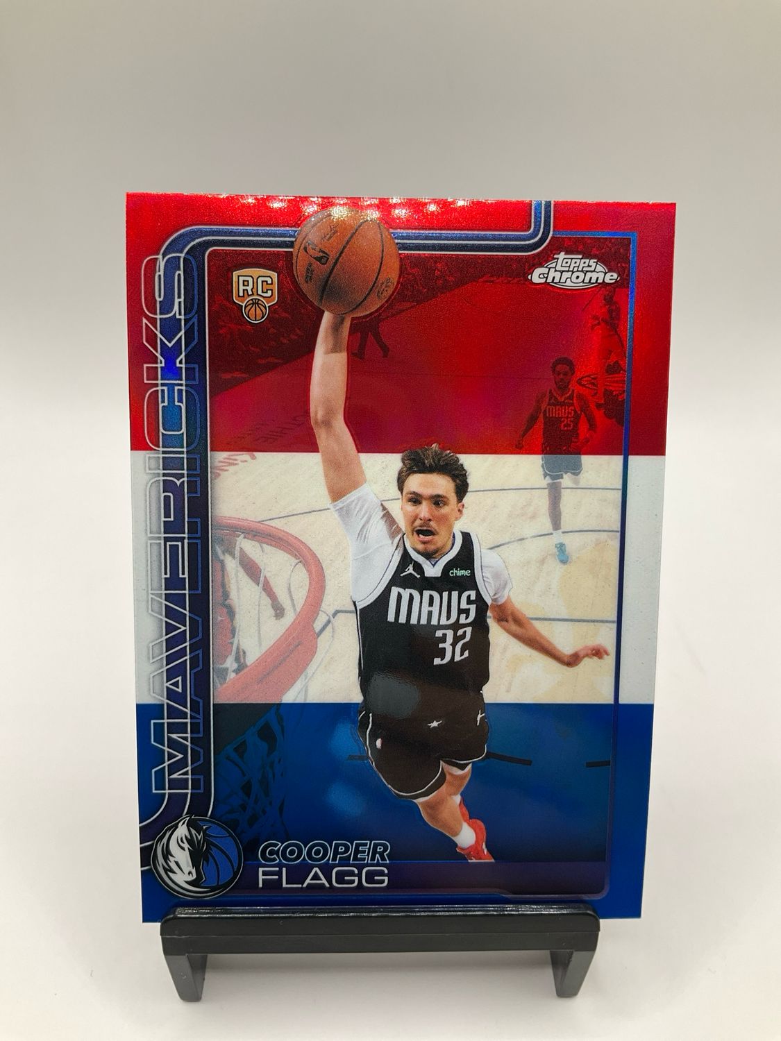 2026 TOPPS CHROME COOPER FLAGG RED/WHITE/BLUE NO.151