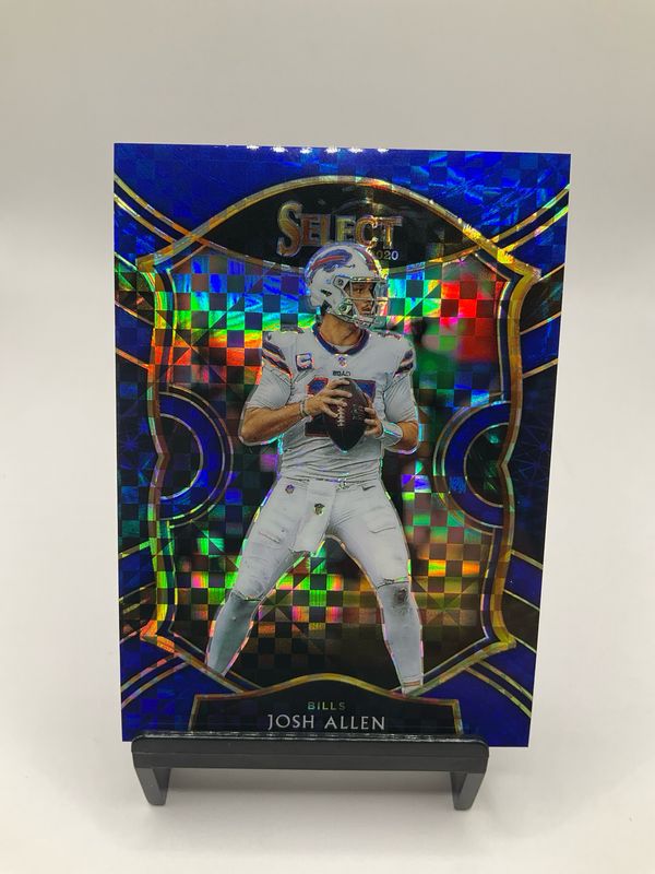 2021 PANINI SELECT CONCOURSE JOSH ALLEN BLUE CHECKER 025/175