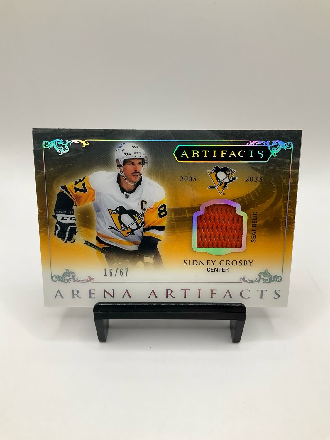 2023 ARTIFACTS SIDNEY CROSBY ARENA ARTIFACTS PATCH 16/67