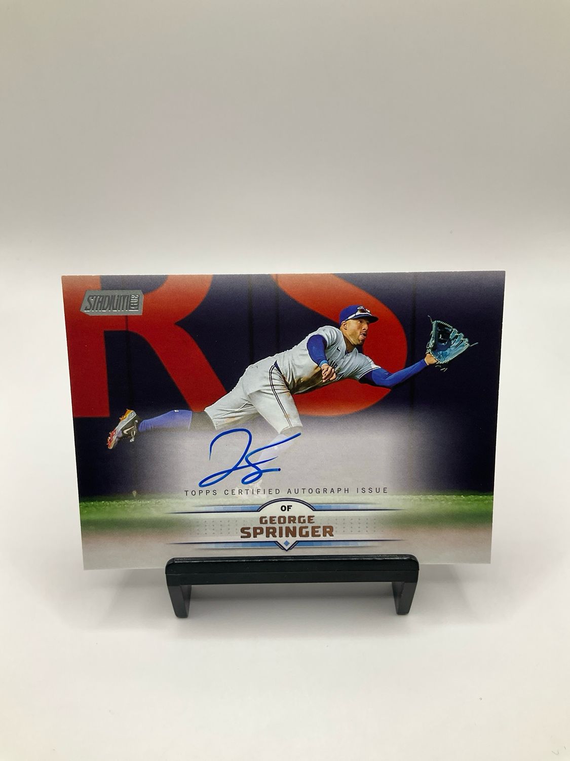 2025 STADIUM CLUB GEORGE SPRINGER AUTO SCBA-GS
