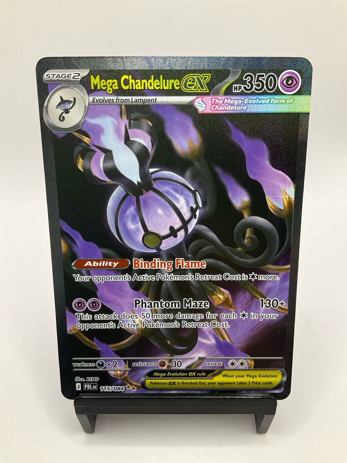 2026 POKEMON MEGA CHANDELURE EX 115/084