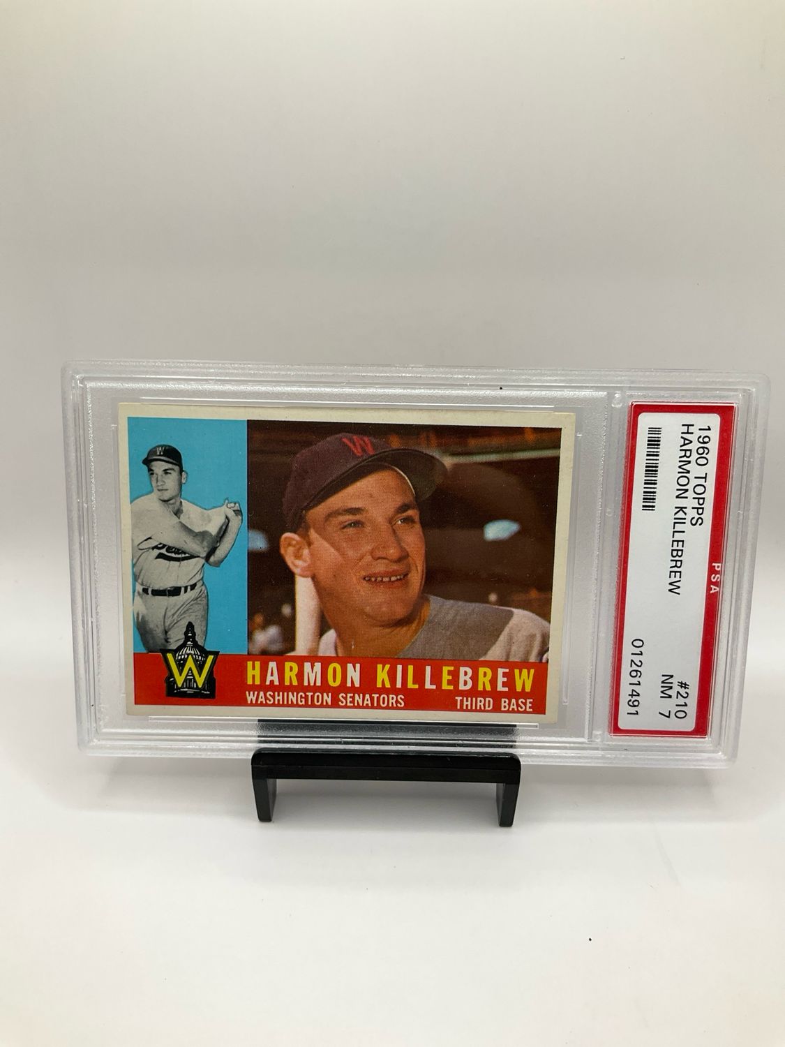 1960 TOPPS HARMON KILLEBREW #210 PSA 7