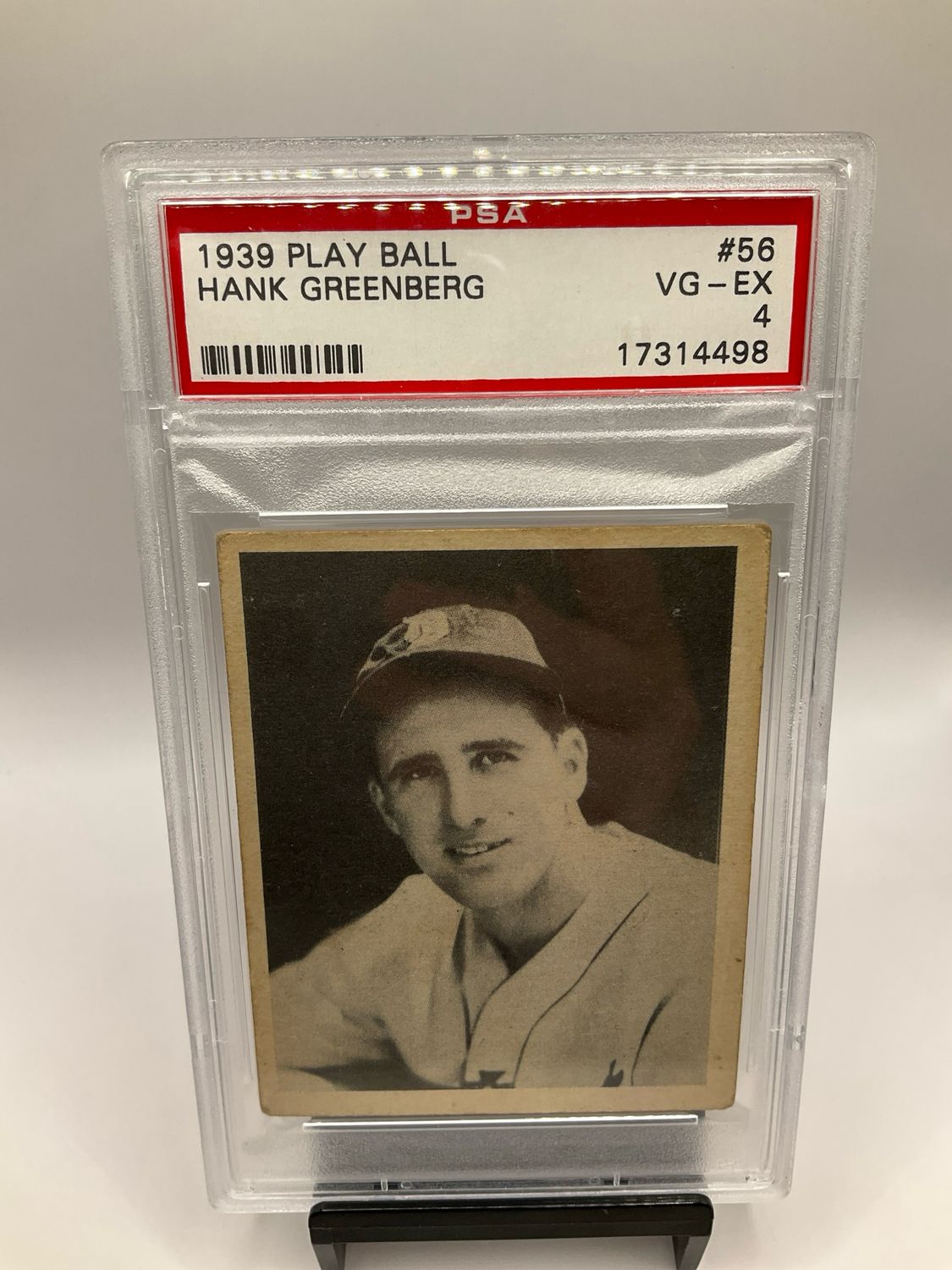 1939 PLAY BALL HANK GREENBERG #56 PSA 4