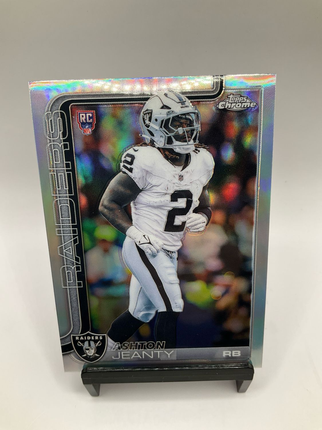 2025 TOPPS CHROME ASHTON JEANTY SILVER NO.322