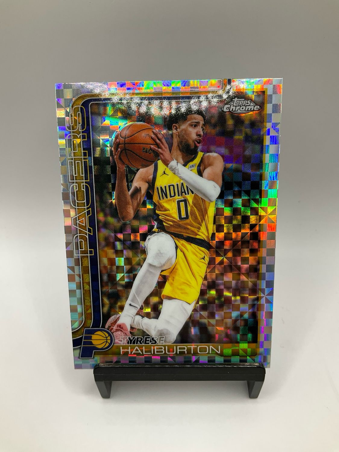2026 TOPPS CHROME TYRESE HALIBURTON X FRACTOR NO.3