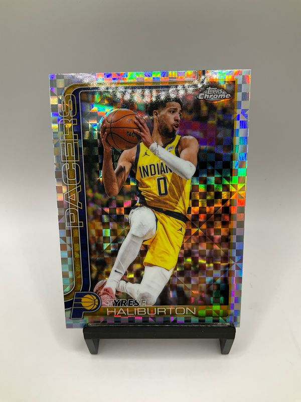 2026 TOPPS CHROME TYRESE HALIBURTON X FRACTOR NO.3