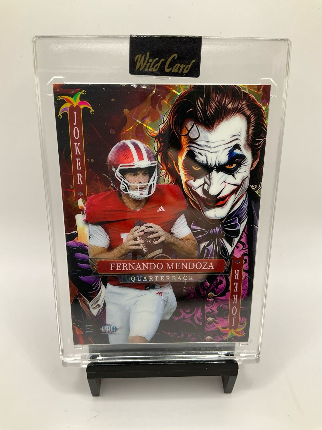 2025 WILD CARD FERNANDO MENDOZA JOKERS WILD 1/1