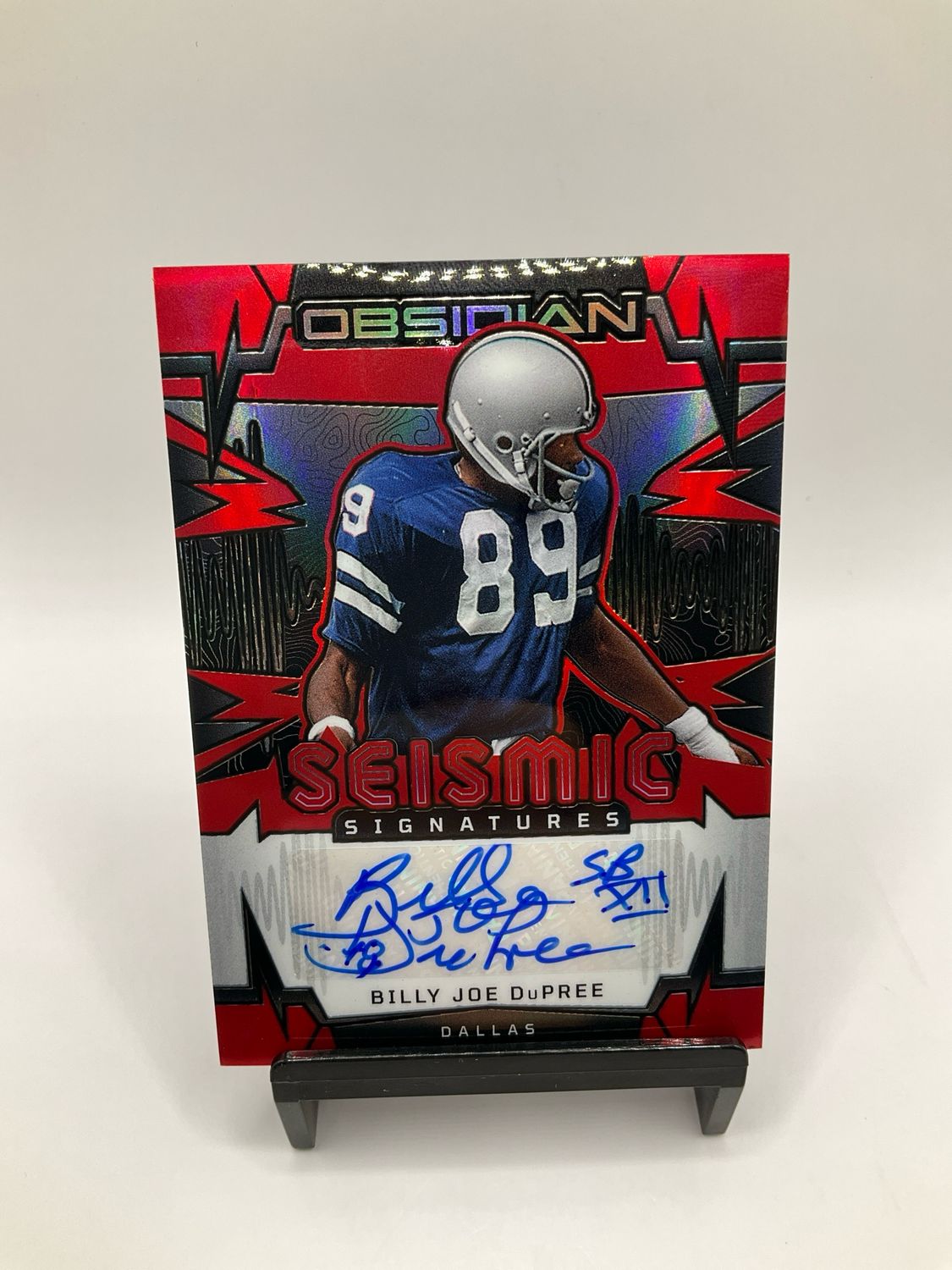 2026 OBSIDIAN BILLY JOE DUPREE SEISMIC SIGNATURES AUTO /99 NO. SS-BJD