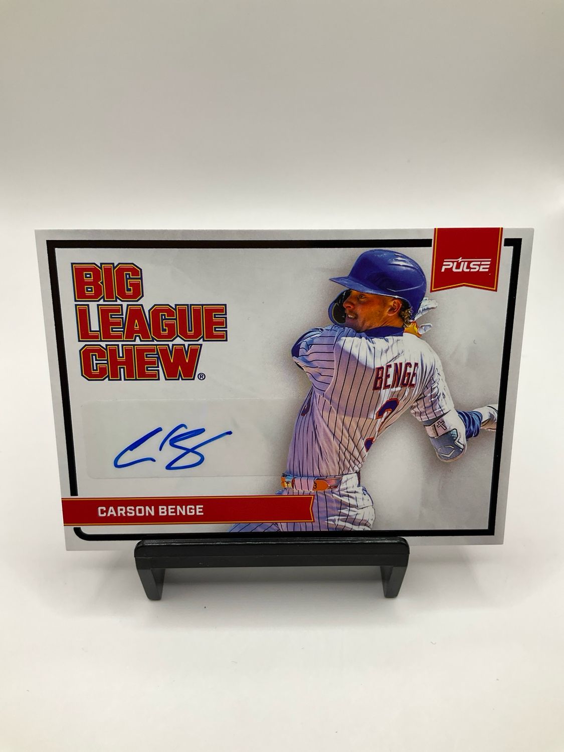 2026 PULSE BIG LEAGUE CHEW CARSON BENGE AUTO /99 NO. BLCS-CBE
