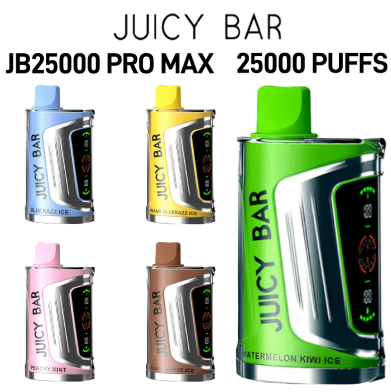 JUICY BAR 25000 PEACHY MINT