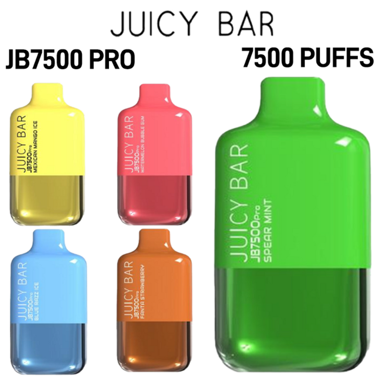 JUICY BAR 7500 STRAWBERRY VANILLA ICE