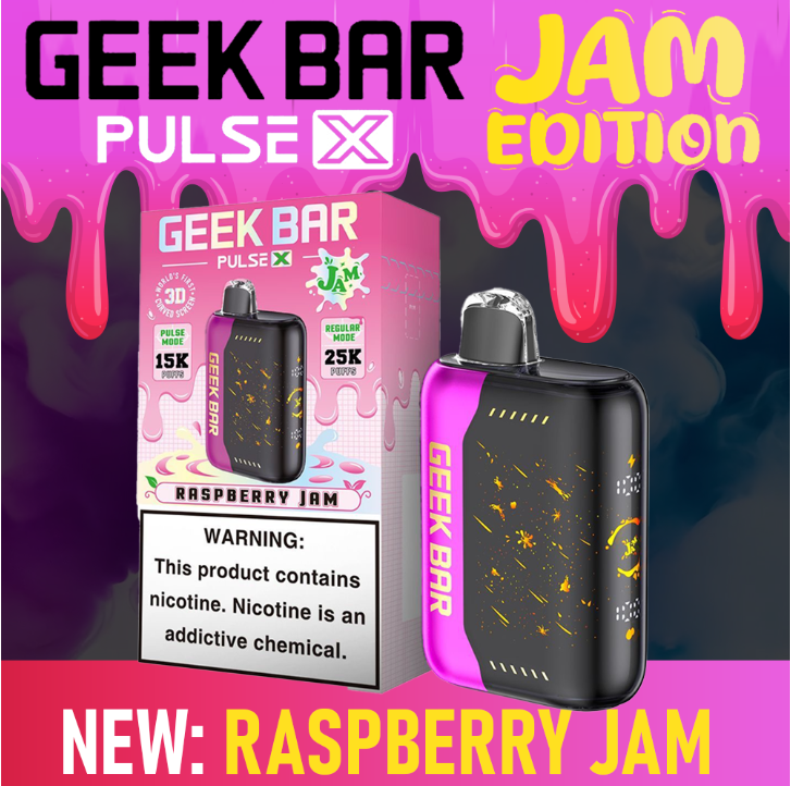 GEEK BAR 25000 RASPBERRY JAM