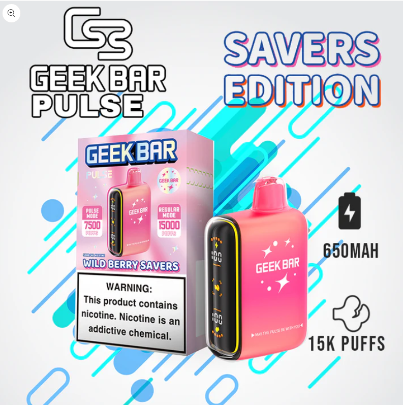 GEEK BAR 15000 WILD BERRY SAVERS