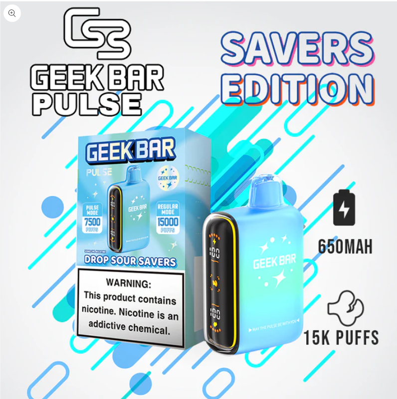 GEEK BAR 15000 DROP SOUR SAVERS