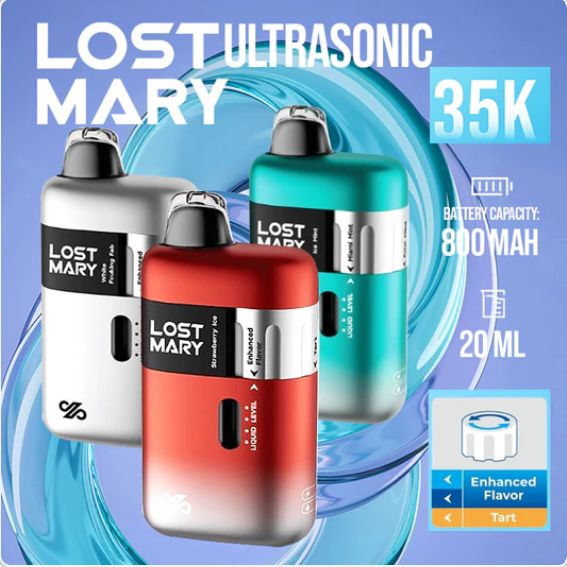 LOST MARY ULTRASONIC 35K SOUR APPLE ICE