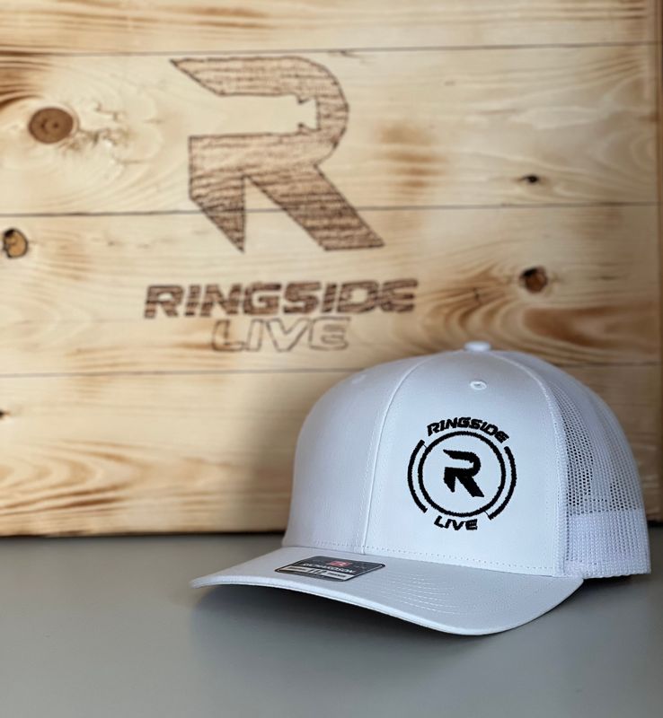 Richardson 112 - Ringside Live White with Black Stitching Richardson 112 - Ringside Live White with Black Stitching