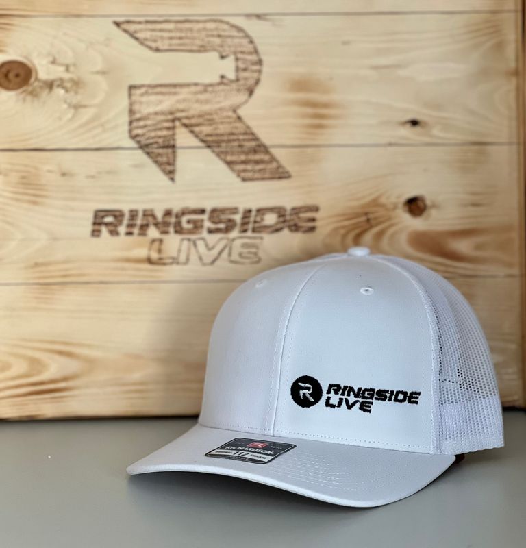 Richardson 112 - Ringside Live White with Black Stitching Richardson 112 - Ringside Live White with Black Stitching