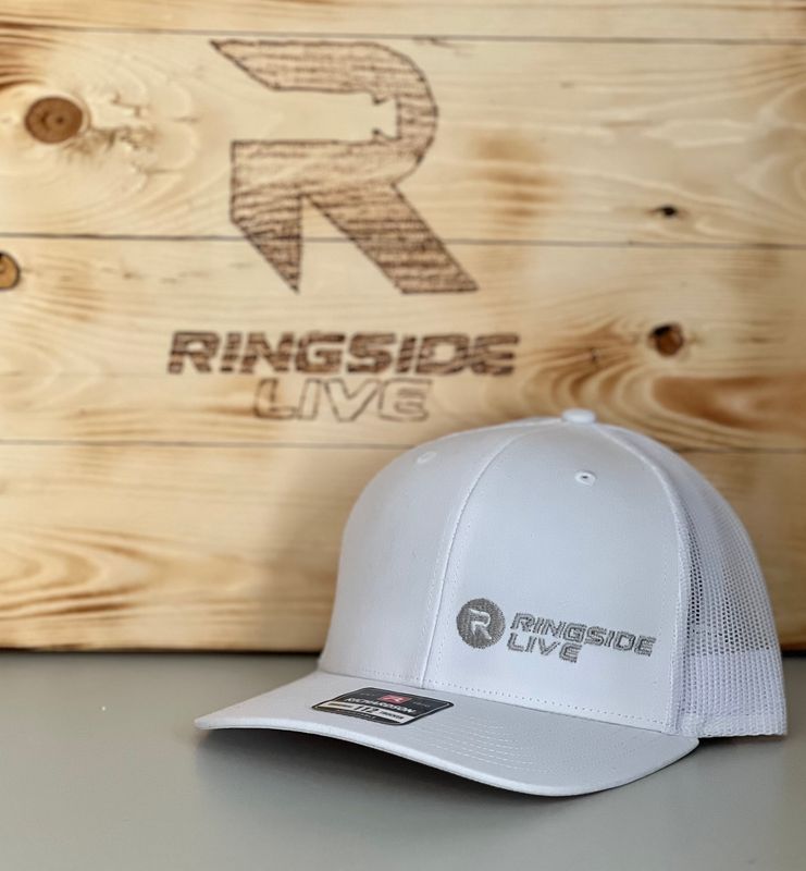 Richardson 112 - Ringside Live White with Silver Stitching Richardson 112 - Ringside Live White with Silver Stitching