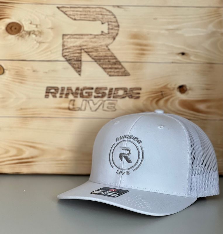 Richardson 112 - Ringside Live White with Silver Stitching Richardson 112 - Ringside Live White with Silver Stitching