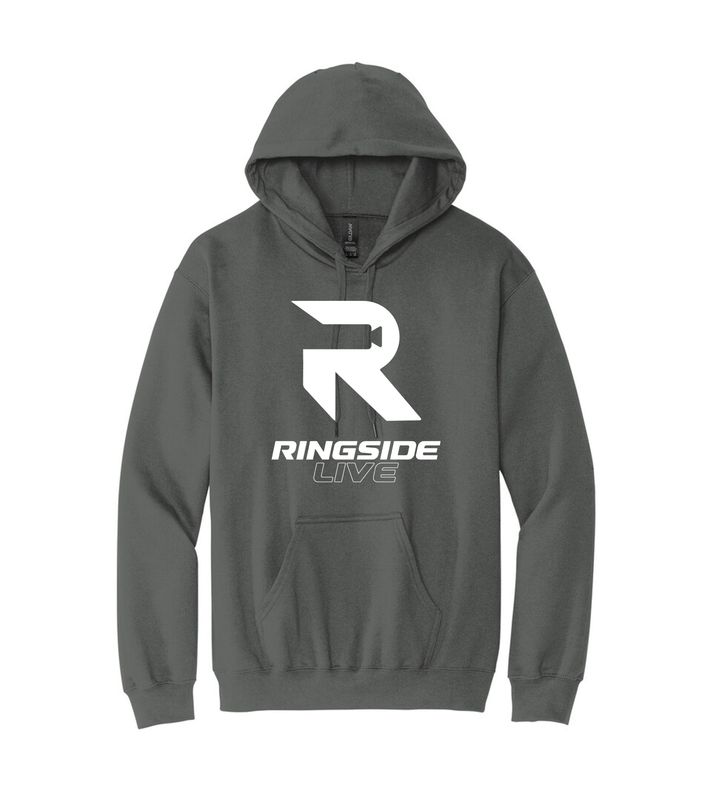 Ringside Live Hoodie | Charcoal with White Logo Ringside Live Hoodie | Charcoal with White Logo