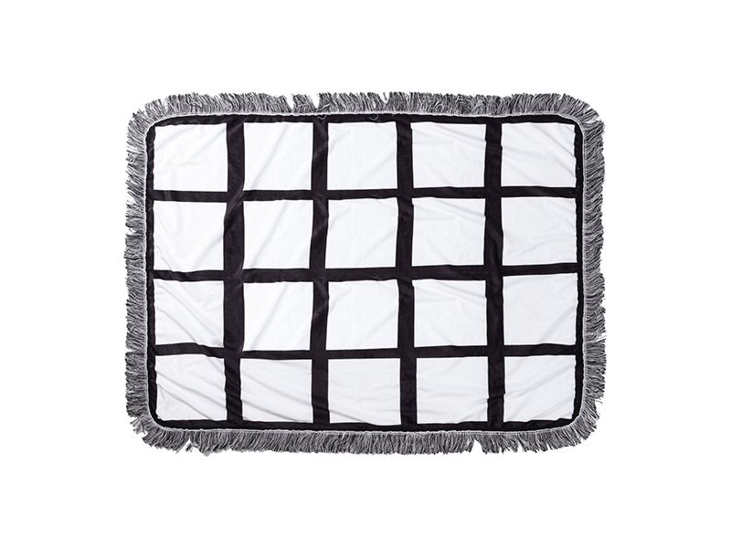 Plush Panel Throw Blanket