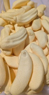 Marshmallow banane fourrée au chocolat