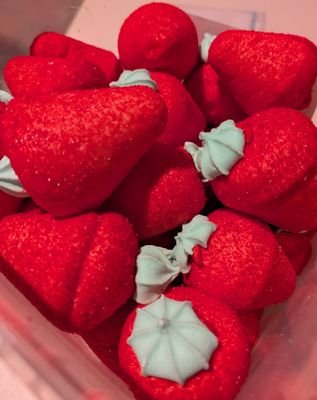 Fraise en marshmallow